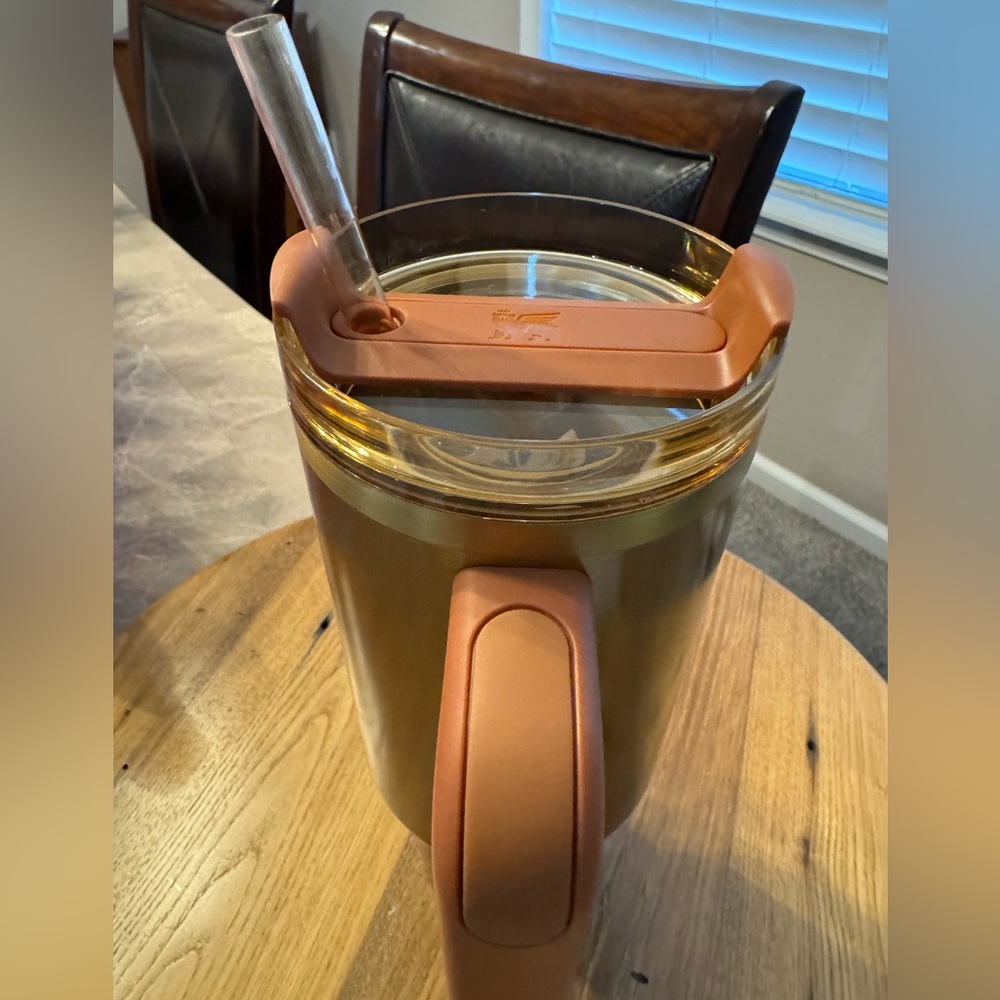 STANLEY GOLDEN SPARKLE COPPER TINSEL QUENCHER H20 FLOWSTATE TUMBLER 40OZ - Picture 3 of 9